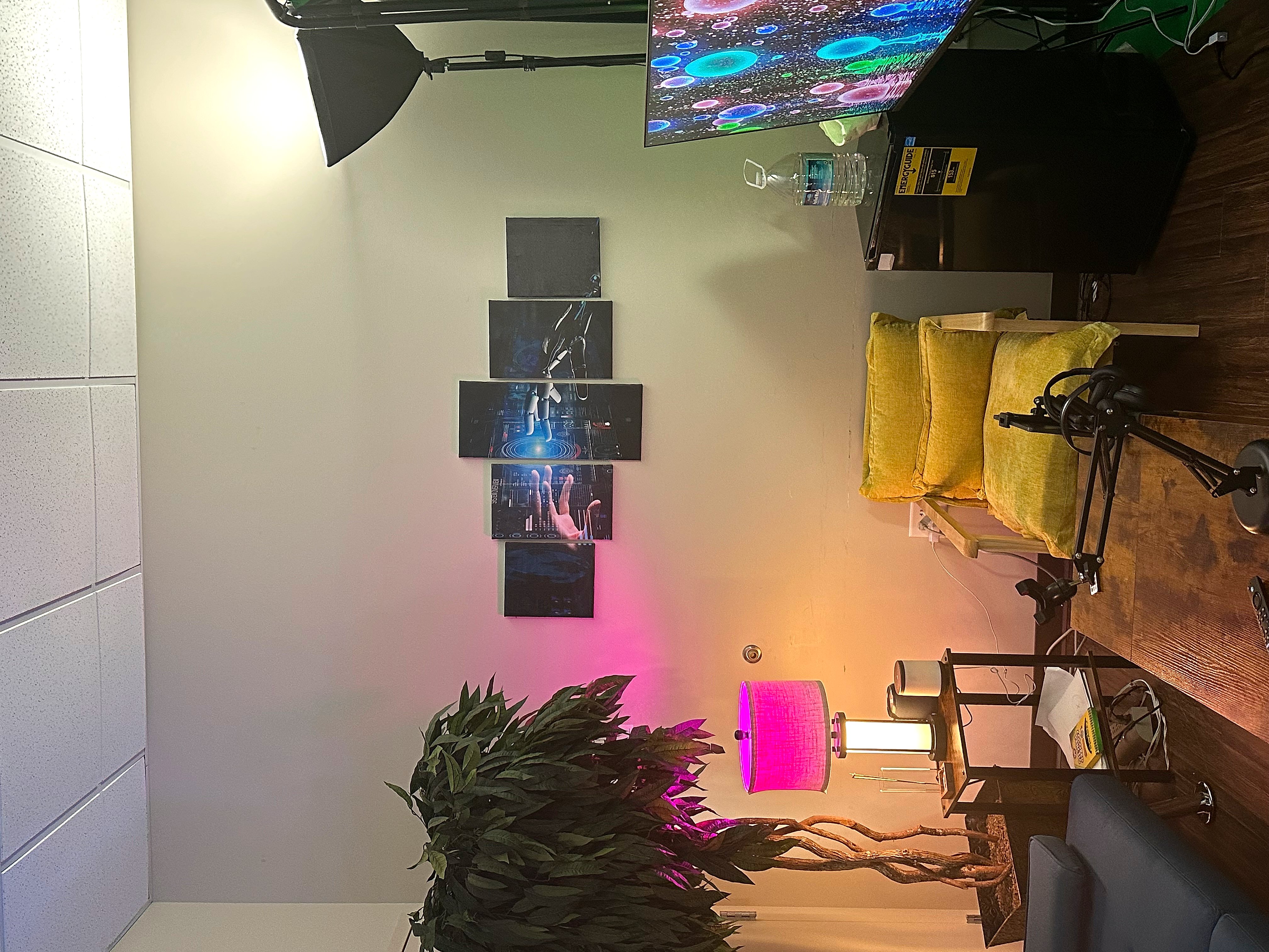 Professional video and audio production studio