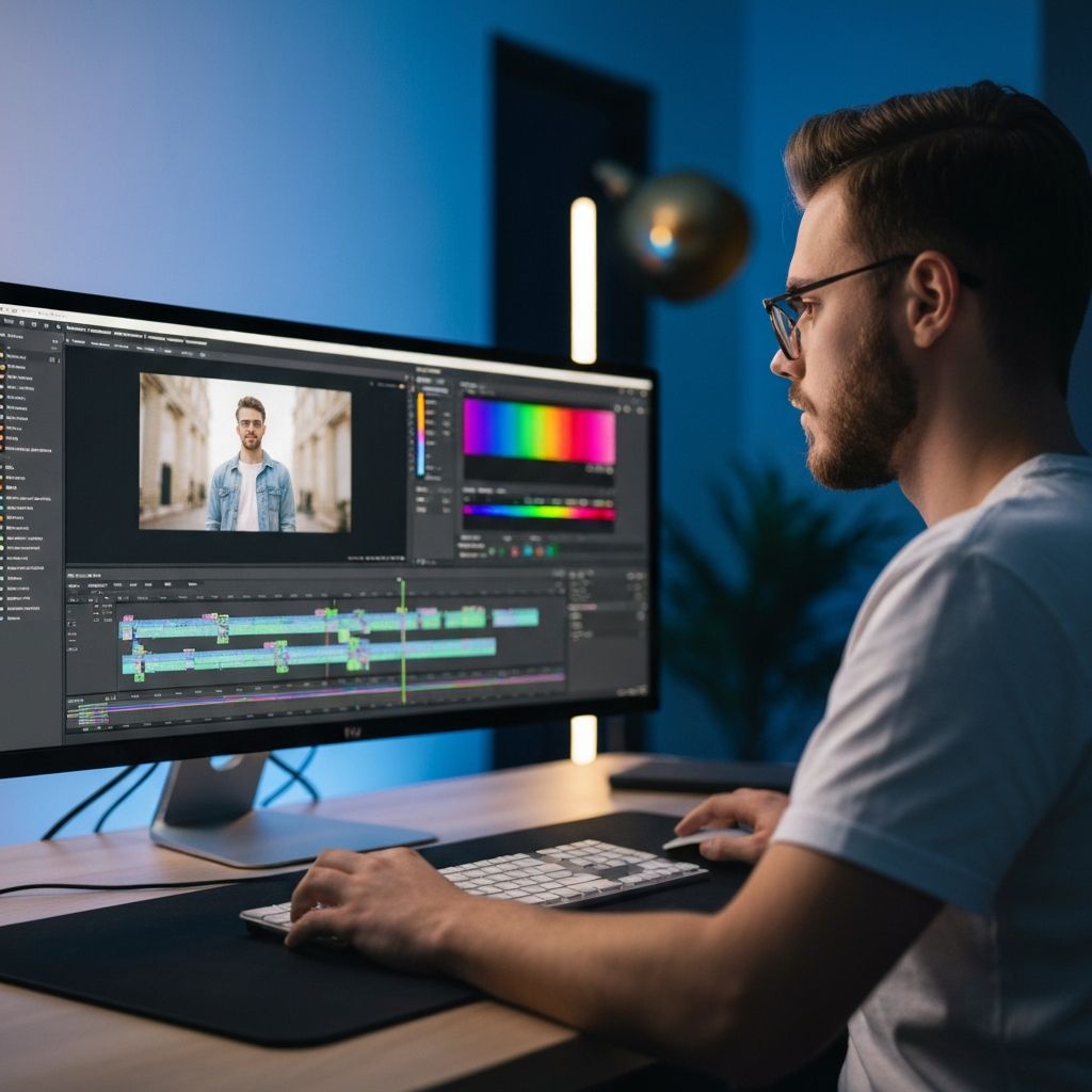 Video Editing & Green Screen Compositing